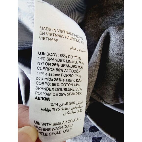 Chico's Zenergy 3 Animal Print Gray Black Leggings Pants Pull On XL 16/18 - Picture 6 of 6